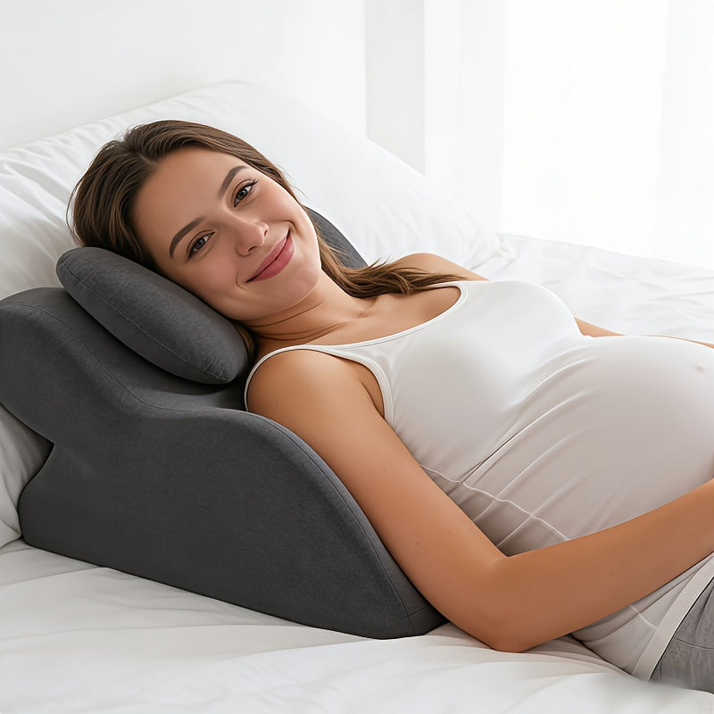 Women's Multi-Position Pregnancy Pillow - Soft Bed and Sofa Support
