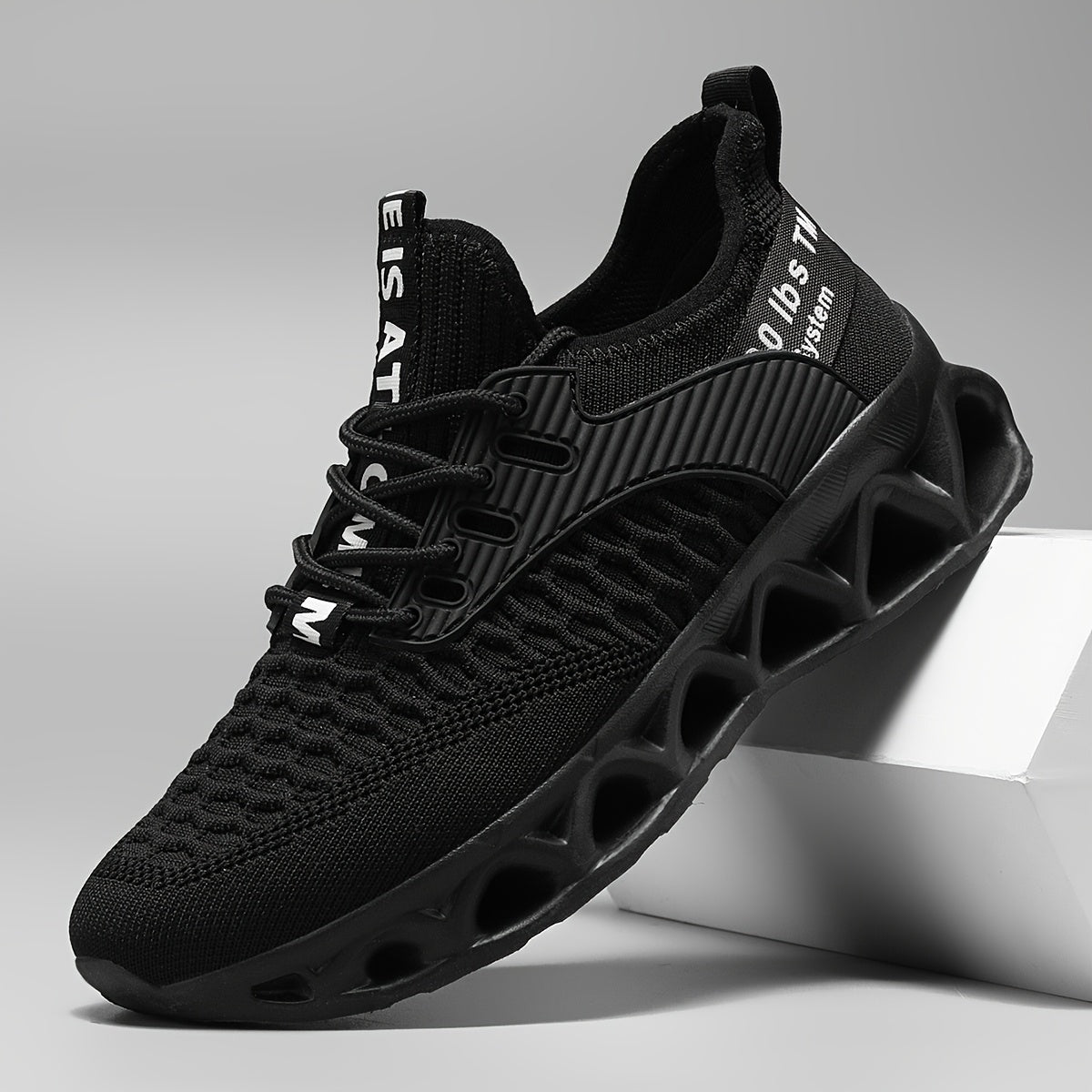 Sneakers, Women's Breathable Running Shoes with Stability Pronation, Solid Color, All-Season, EVA Sole, Fabric Upper, and Normal Support