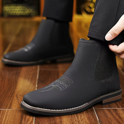 New  Boots Commuting Shoes Slip-on Men's Shoes - Soft Sole High-top, Free Style, Two Colors