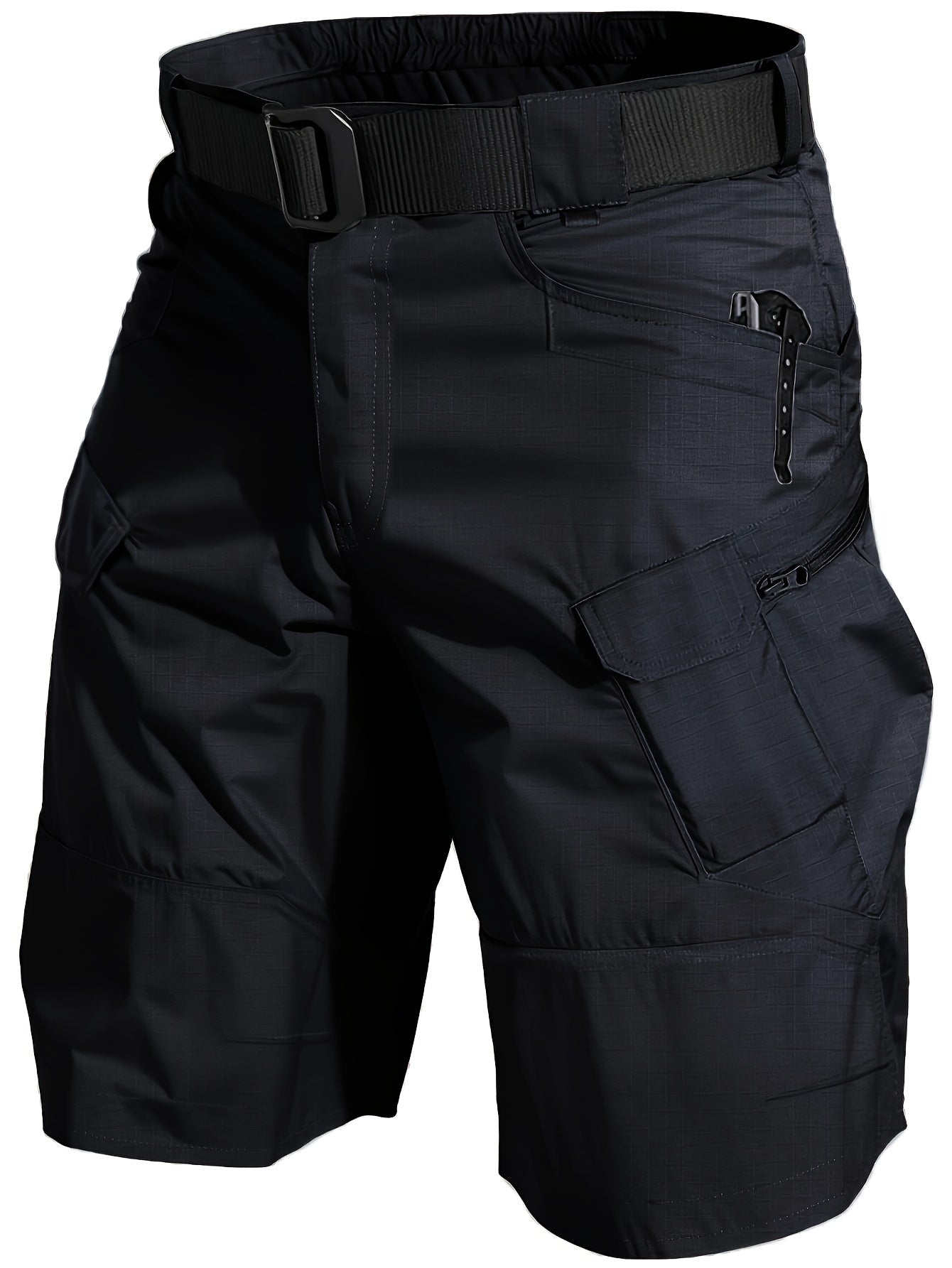 Men's Black+gray Shorts - product view 7