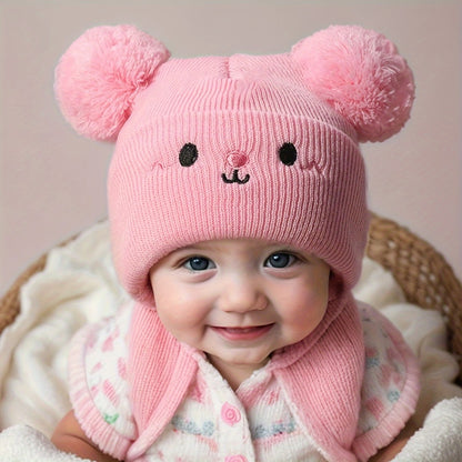 Kids' Cute Print Beanie - 3-Piece Pack