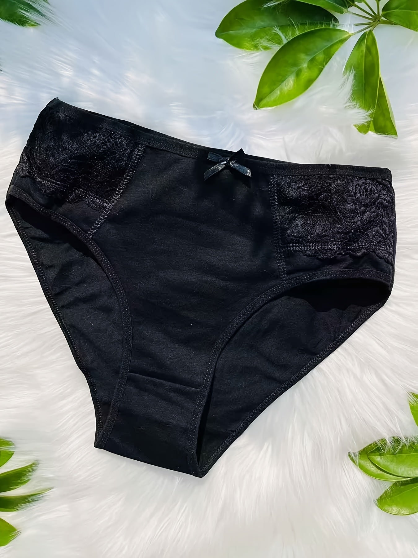 Women's Mixed colors Lace Floral High-Waist Underwear - product view 11