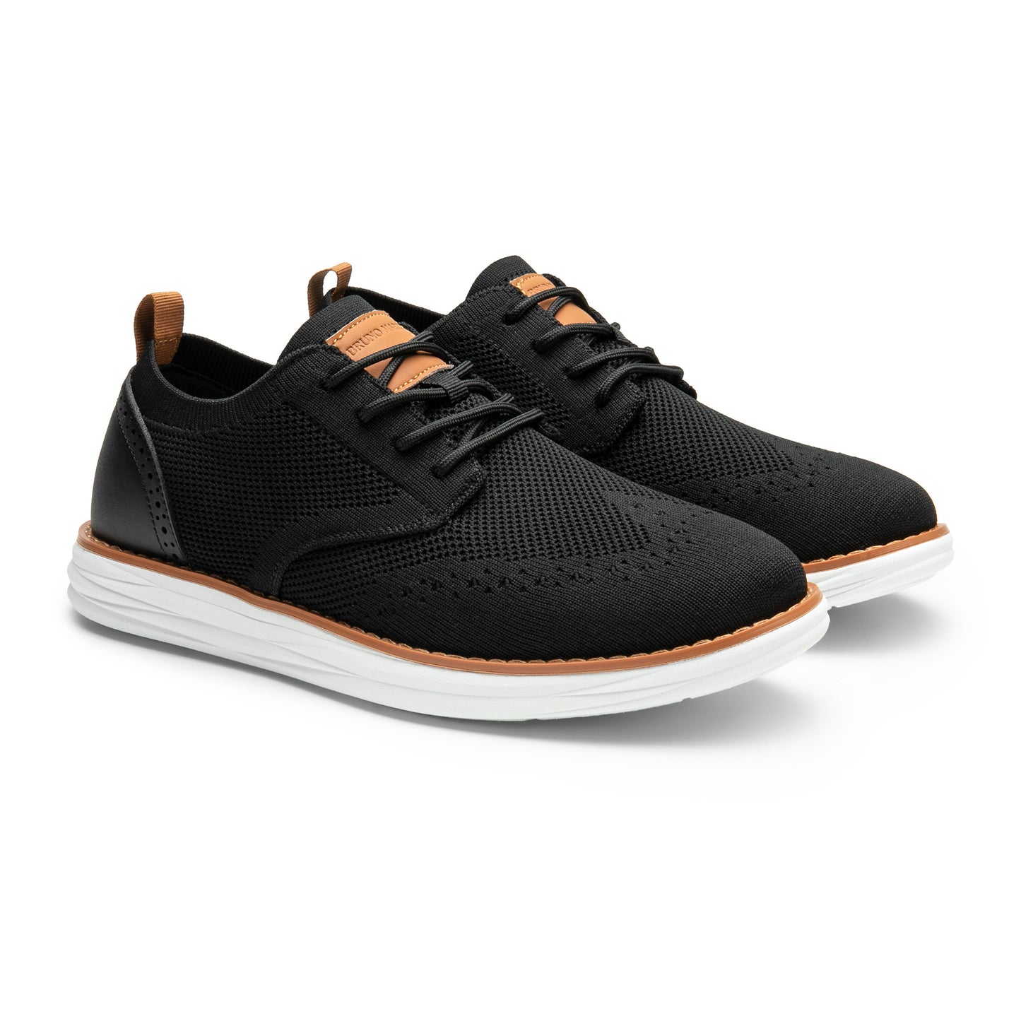 Bruno Marc Men's KnitFlex Craft Mesh Oxfords Sneakers Casual Dress Lace-Up Lightweight Walking Shoes