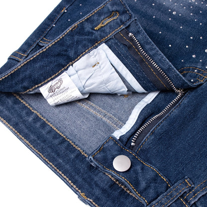 Women's Medium Blue Denim Denim Shorts - product view 6