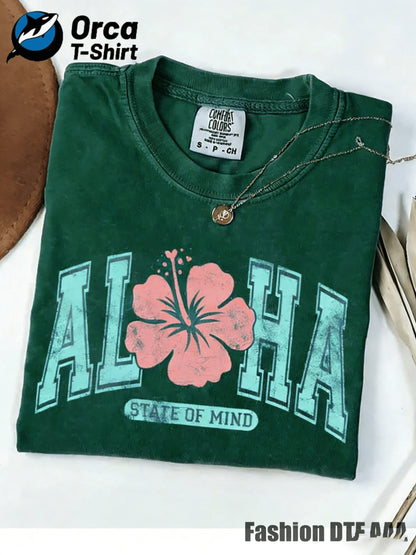 Mentally Printed T-shirt, 100% Pure Retro Fashion Brand T-shirt, Men's T-shirt, Summer T-shirt, Beach Essential, Holiday Gift, Perfect Gift