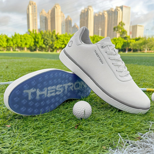 Sneakers, THESTRON Men's Golf Footwear - Non-Slip, Professional Training and Casual Wear, Durable TPU Sole, Lace-Up Closure, All-Season, Comfortable Fit, THESTRON