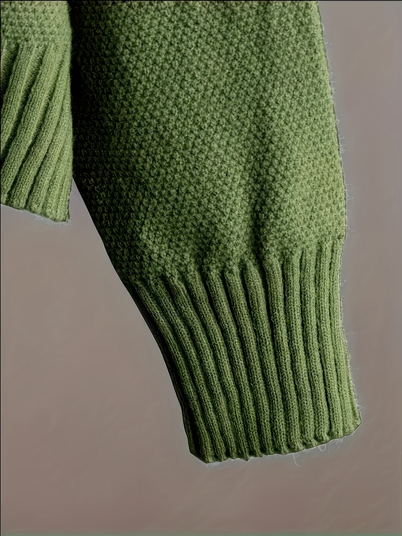 Ladies' Autumn And Winter New Sweater Fashion Two-piece Set: Unique Pattern Round Neck Drop Shoulder Long Sleeve Pullover + Straight Wide Leg Pants Combination, Loose And Casual Series
