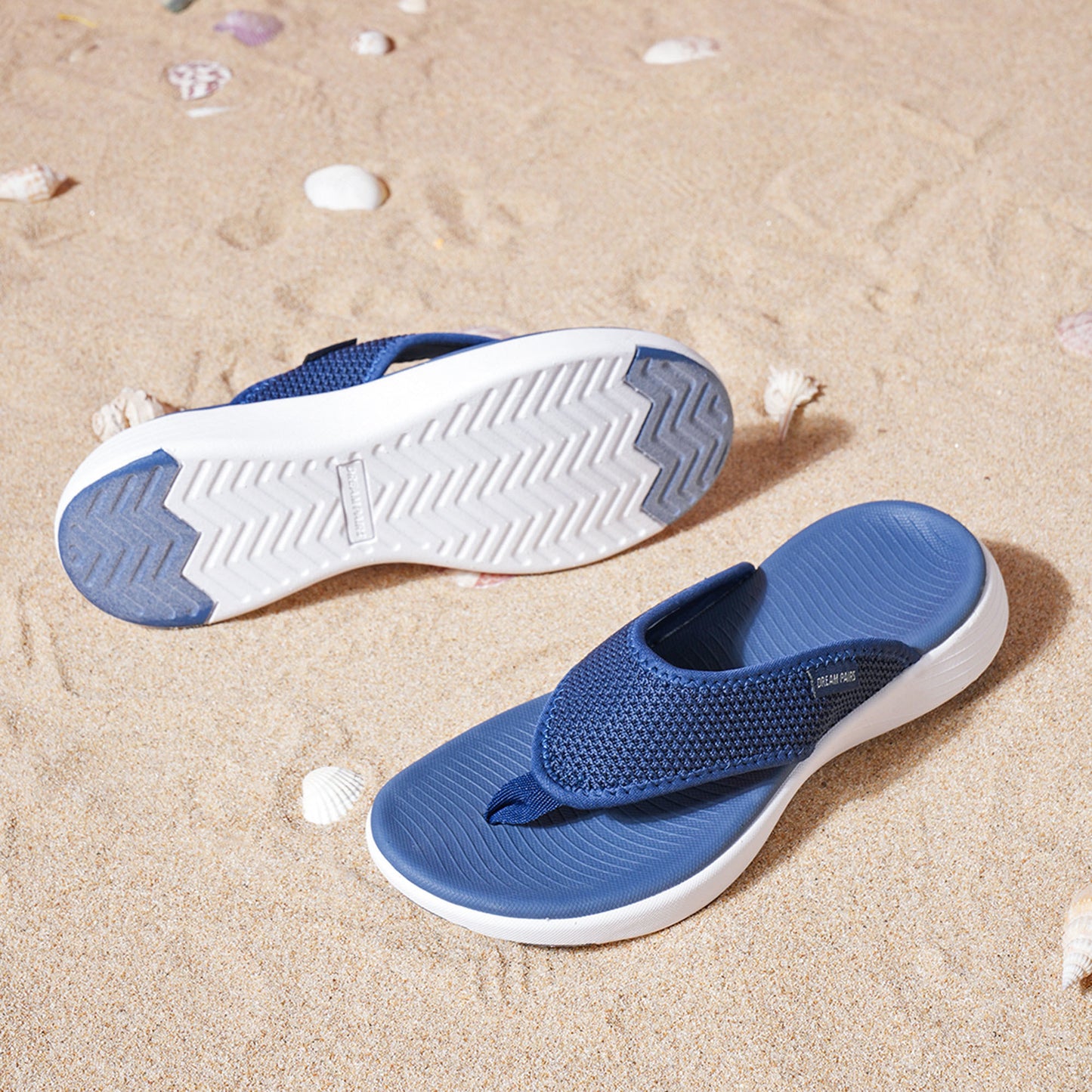 Shoes for Women, Womens Sandals, Women's Support Soft Cushion Flip Flops Thong Sandals, Comfortable, Simple, Suitable for Summer Vacation, Walking, Shopping