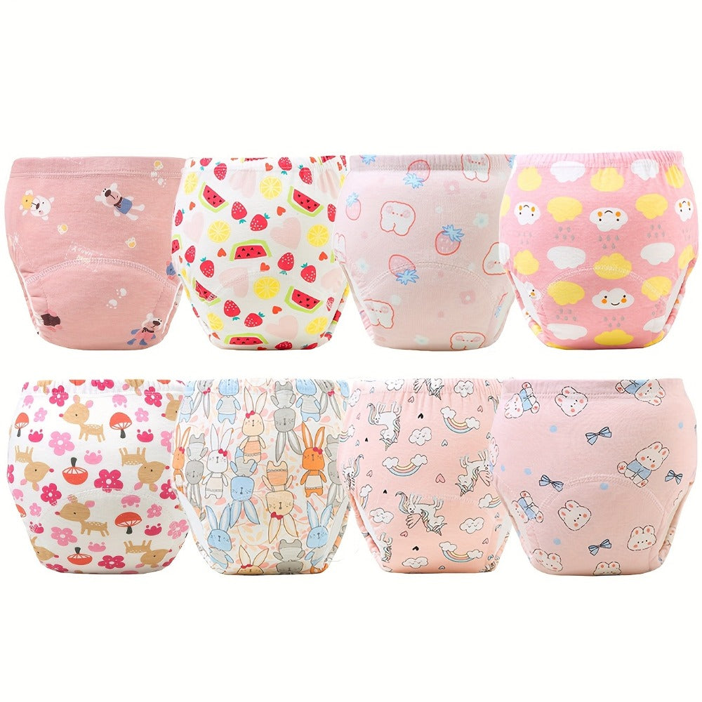 Baby Reusable Training Pants - 8-Pack Printed