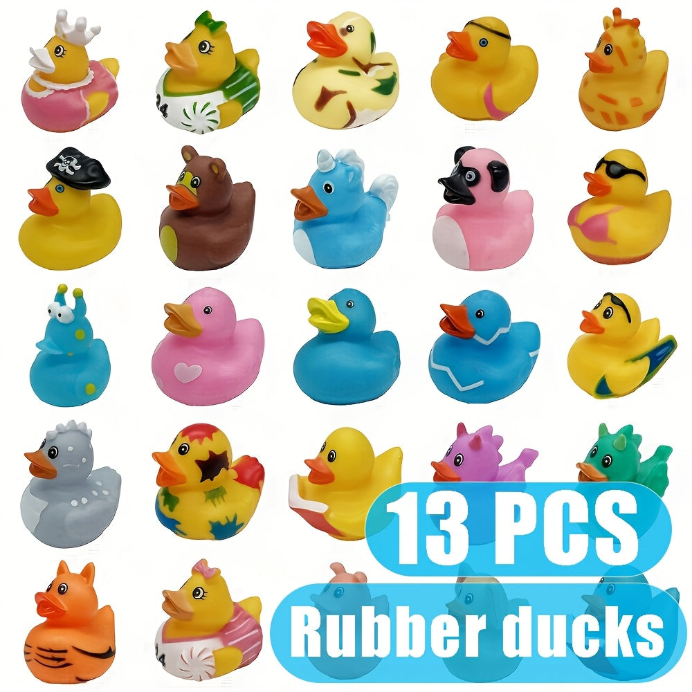 Rubber Ducks In Bulk, Assorted Duck Mini Toys For Baby Bath Toys Toddlers 1-3, Kids Toddler Summer Pool Toys, Funny Birthday Gifts Party Favors For Kids 2-4-8, Tub Toys, Bathtub Toys, Tiny Ducks For Cruise Ships, Home Furnishings Duck Model