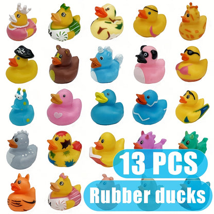 Rubber Ducks In Bulk, Assorted Duck Mini Toys For Baby Bath Toys Toddlers 1-3, Kids Toddler Summer Pool Toys, Funny Birthday Gifts Party Favors For Kids 2-4-8, Tub Toys, Bathtub Toys, Tiny Ducks For Cruise Ships, Home Furnishings Duck Model