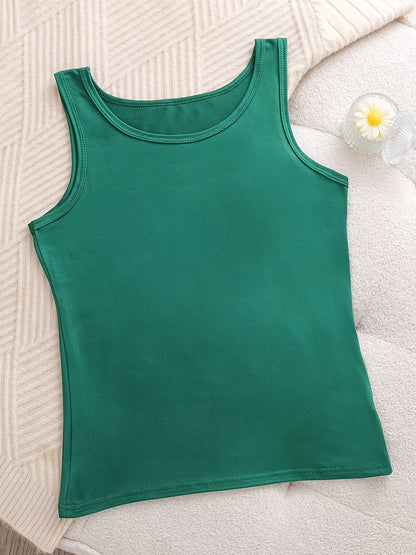 6pcs Women's Soft Sticky Blouses - Sleeveless Shirts with Semi-Sheer Adhesive Top Layer (No Padding), Breathable All-Season Vest for home & Layering, Red/Beige/Black/White/Grey - Casual Sleeveless Blouses for s, Hand Washable