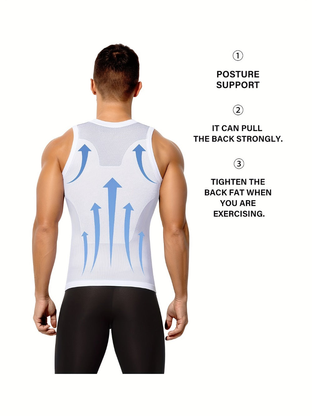 Men's Solid Color Performance Shirt - Sleeveless 018853