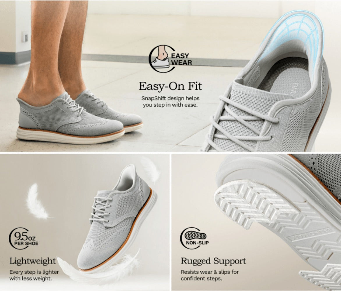 Men's Dress Shoes & Oxfords - Breathable Comfort & Lightweight Design
