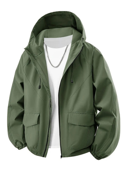 Men's Windproof Pullover Coat