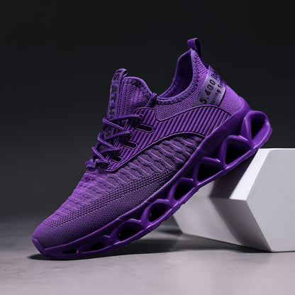 Breathable Non Slip Blade Tennis Walking Shoes - Womens Running Fashion Sneakers Gym Sports Work Trainers