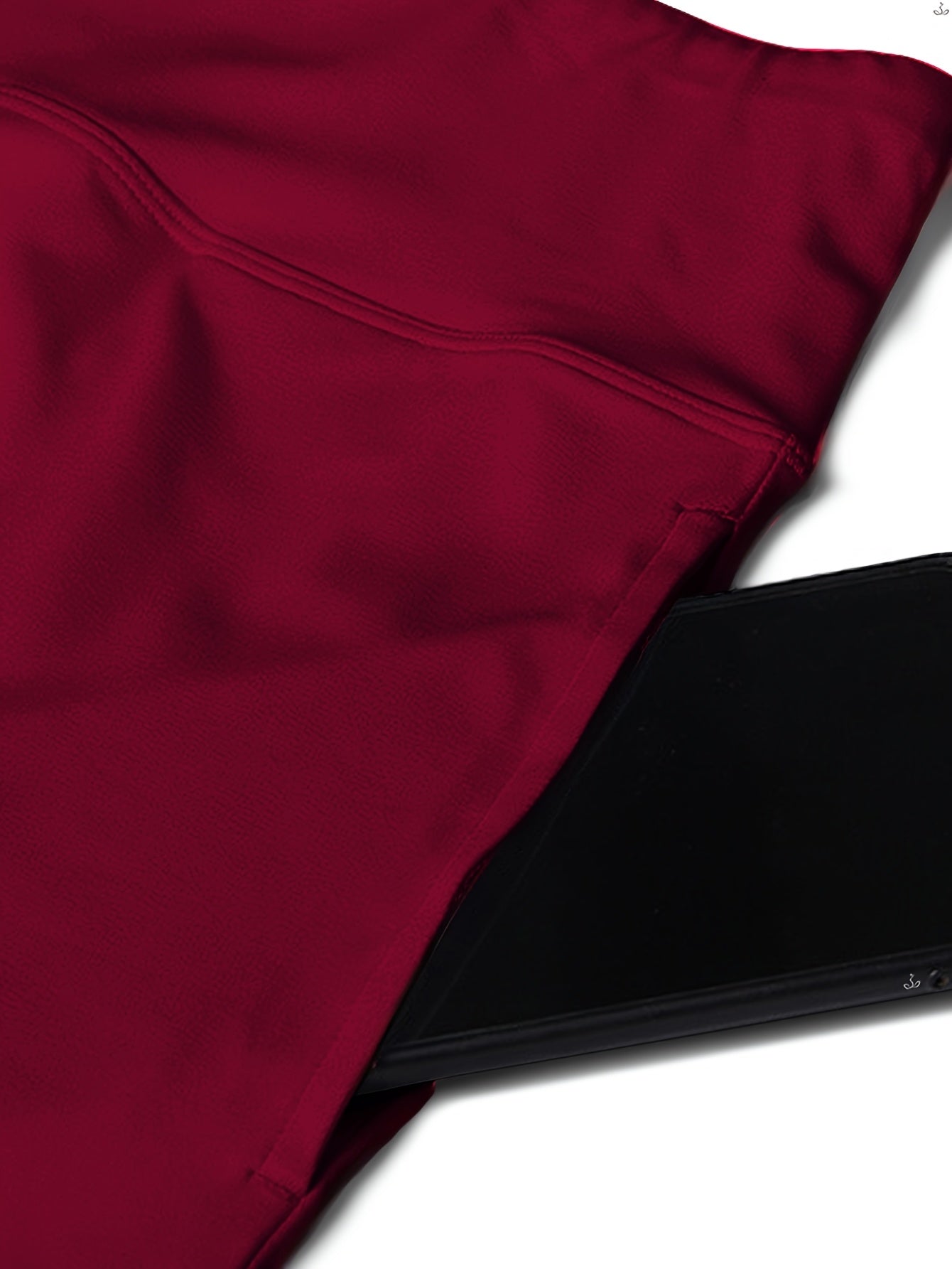 20-Inch Knee-Length Skorts for Women Featuring Five Pockets, High-Waisted Design, Suitable for Tennis And Golf, Long Athletic Skirt with Built-In Shorts