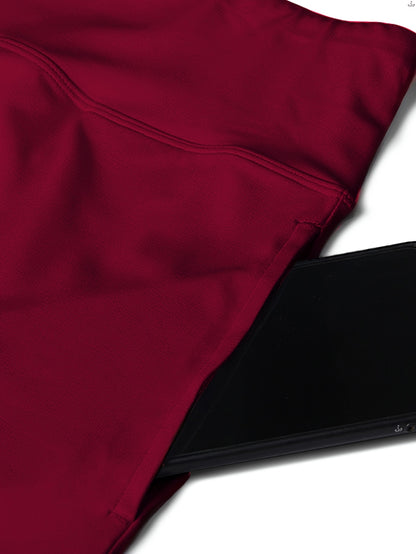 20-Inch Knee-Length Skorts for Women Featuring Five Pockets, High-Waisted Design, Suitable for Tennis And Golf, Long Athletic Skirt with Built-In Shorts