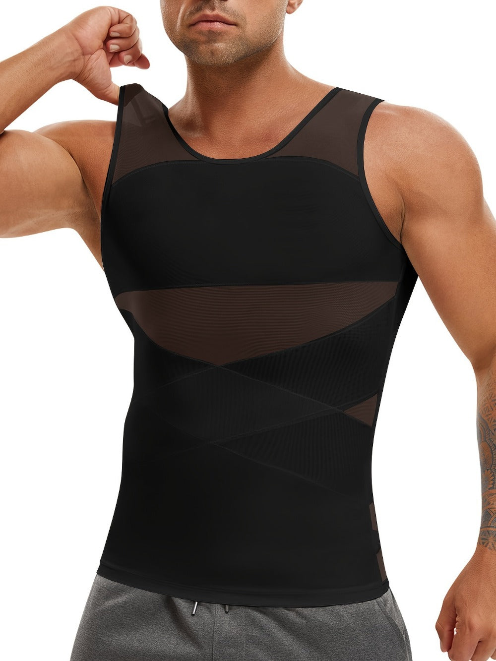 Men's Solid Color Tank Top - Sleeveless 164581