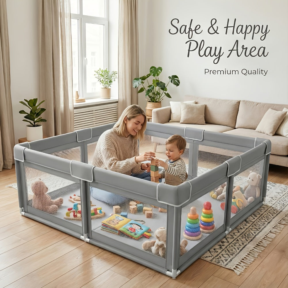 Baby Playpen - Breathable Soft Large 71X71