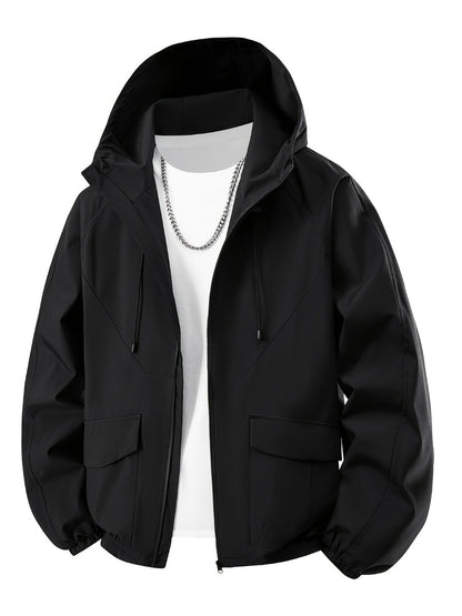 Men's Windproof Pullover Coat