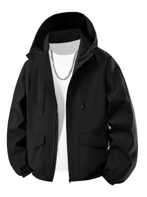 Men's Windproof Pullover Coat