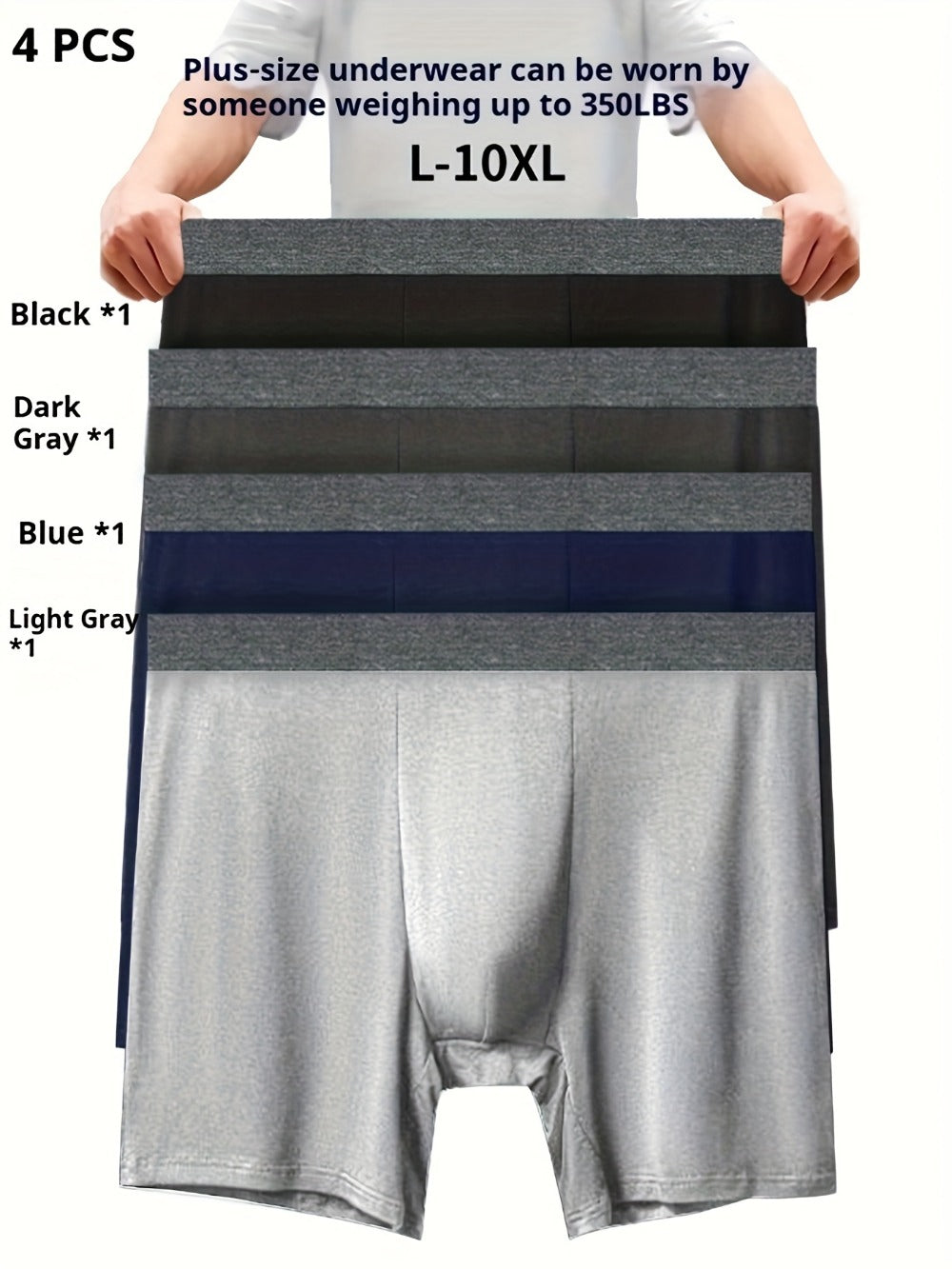 Men's Boxer Briefs - Moisture Wicking Classic 363493