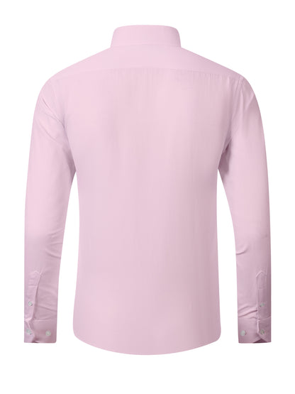 3pcs Men'S Stretch Long Sleeve Business Casual Dress Shirts