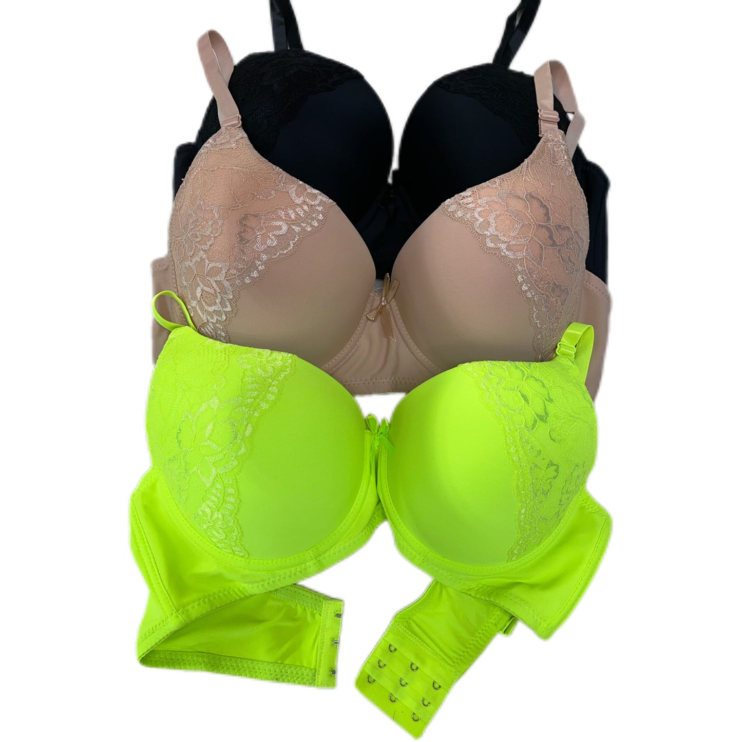 020305 KONGA 6Pack Women's Classic Lace Panel Underwire Support Bra B. C D DD Cup