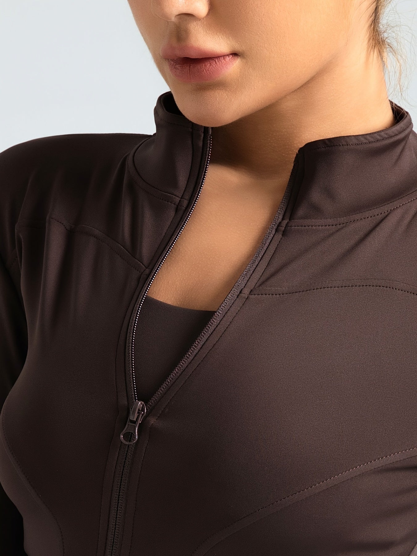 Women'S Peach-Print Quick-Dry Sports Top - Ultra-Lightweight Fitness Jacket& Yoga Top With Full-Zip Design - Perfect For Running, The Gym, And Yoga