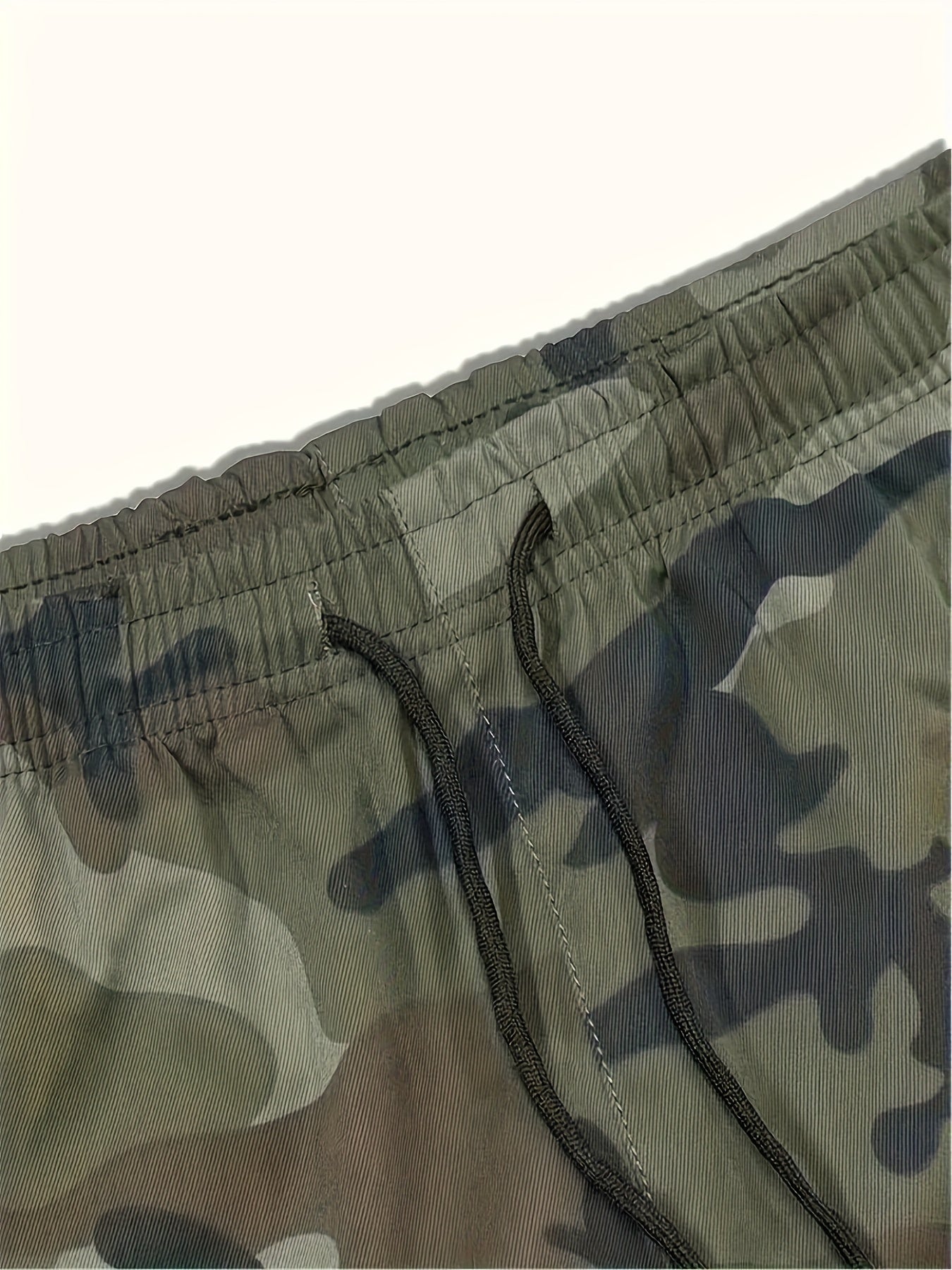 [Father'S Day Gift Choice] 3pcs Camo Cargo Shorts for Men, Knee-Length Shorts with Flap Pockets And for Hiking, Hunting, Fishing, Work Shorts for All Outdoors Activities
