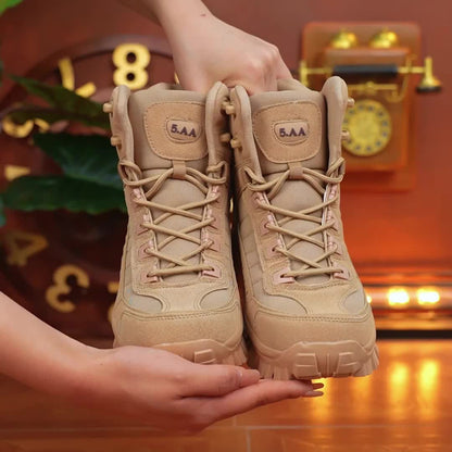Men's Lightweight Durable High-Top Hiking & Tactical Boots - Multi-Scenario Boots for Outdoor Jungle Hiking & Operational Use. Slip-resistant And Long-lasting, They're Ideal for All-season Outdoor Hiking, Hunting Gear, And Adventure Travel.