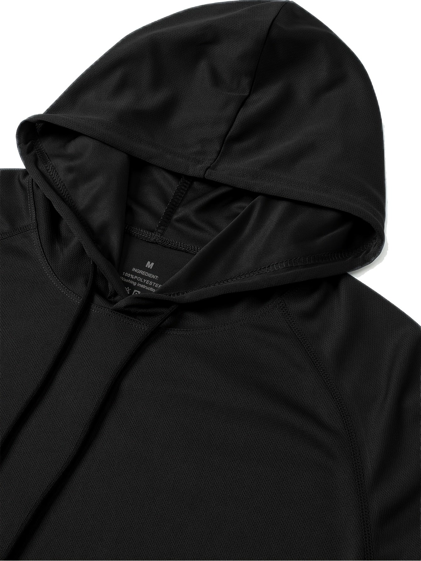 Men's Ultra-Lightweight Long-Sleeve Hoodie with a Paris Print And Striped Design - Quick-Drying, Breathable, And Moisture-Wicking with a Casual Crew Neck, Sweat-Resistant