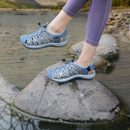 Women's Closed Toe Hiking Sandals Walking Water Sandal Comfort Athletic Sport Outdoor Sandals Casual Sports Sandals