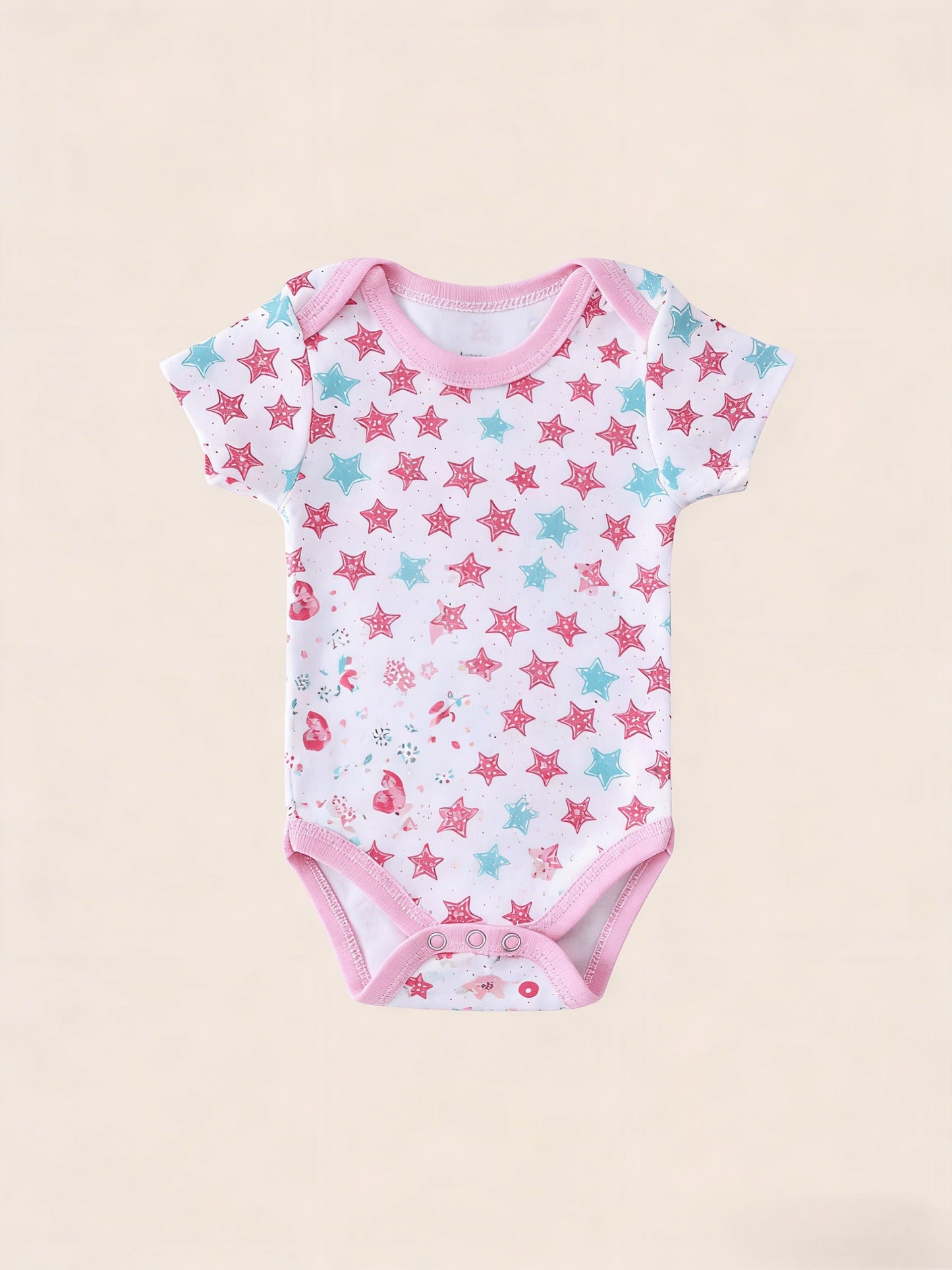 Randomly Shipped 2pcs, Spring/Summer Boys' Clothing, Triangle Crawling Suit | Onesie, Animal World 3D Print, Machine Washable, Polyester, Soft and Skin-Friendly, for 0-3 Year Old Boys and Girls, Newborn Gift, Maternity Gift, Perfect for Outdoor