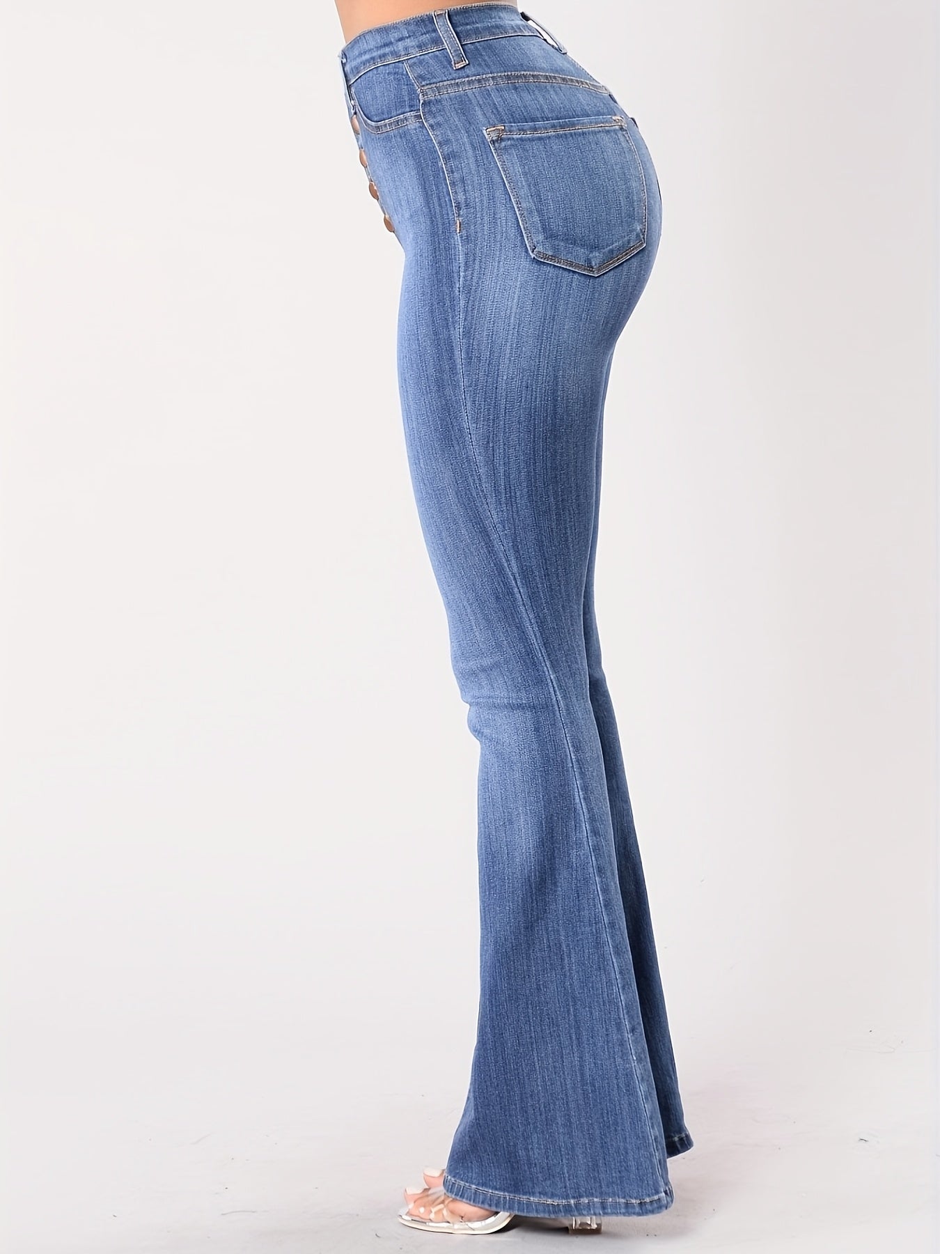 Women'S High-Waisted Butt-Lifting Flared Pants