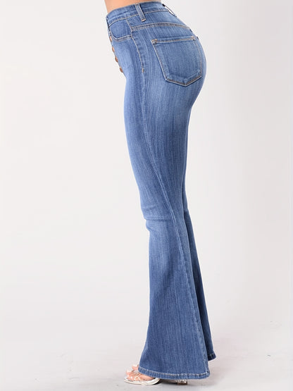 Women'S High-Waisted Butt-Lifting Flared Pants