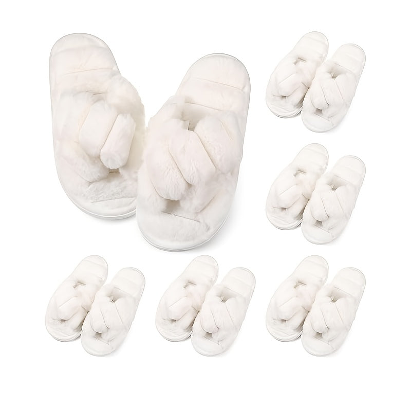 Women's Slippers - Plush Lined for Everyday Wear