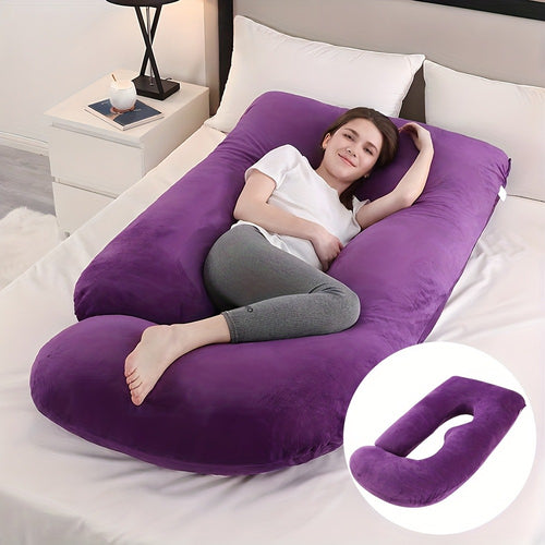 Pregnancy Pillow - 62-inch J-shaped Full-body Maternity