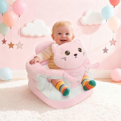 Infant Floor Seat - Plush Back Support Activity Chair