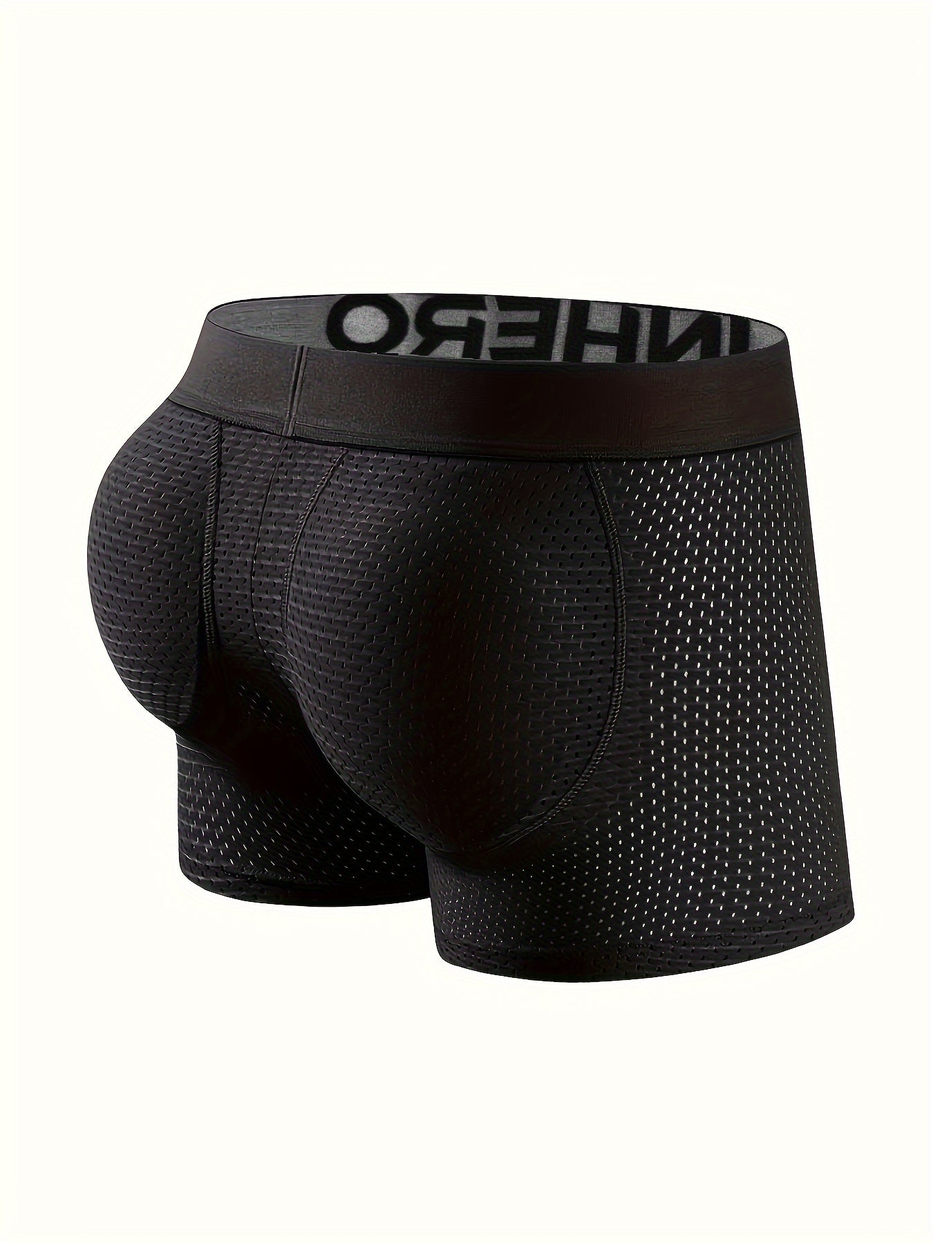 New Men'S Boxers Featuring Butt Pads, Made from Breathable Mesh, Designed for Comfort And Elasticity, Perfect for Lounging at for home