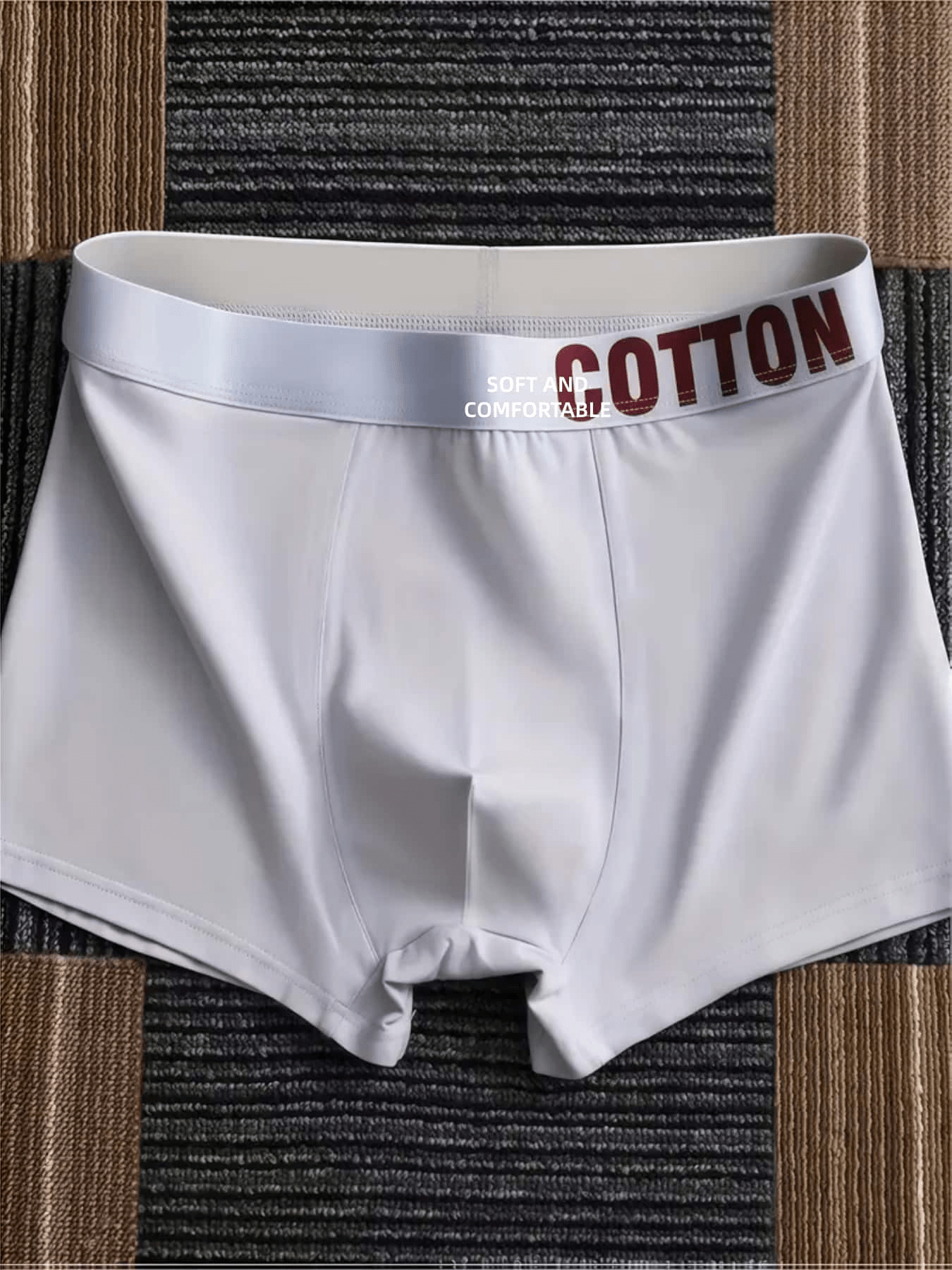 6pcs/3pcs Men'S Underwear, Men'S Shorts, Comfortable And Breathable, Soft And Cozy, Stylish Casual Design, Suitable For Daily Wear At Home (Randomly Send Colors)
