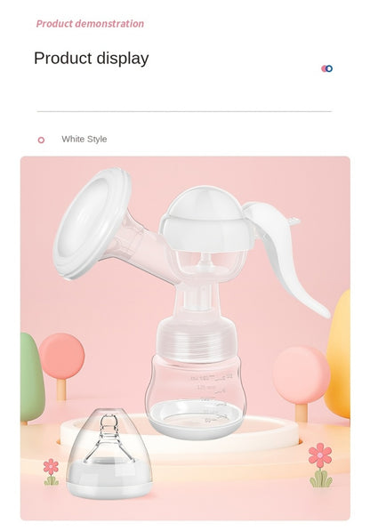 Breast Pump - Portable Manual Milk Collector