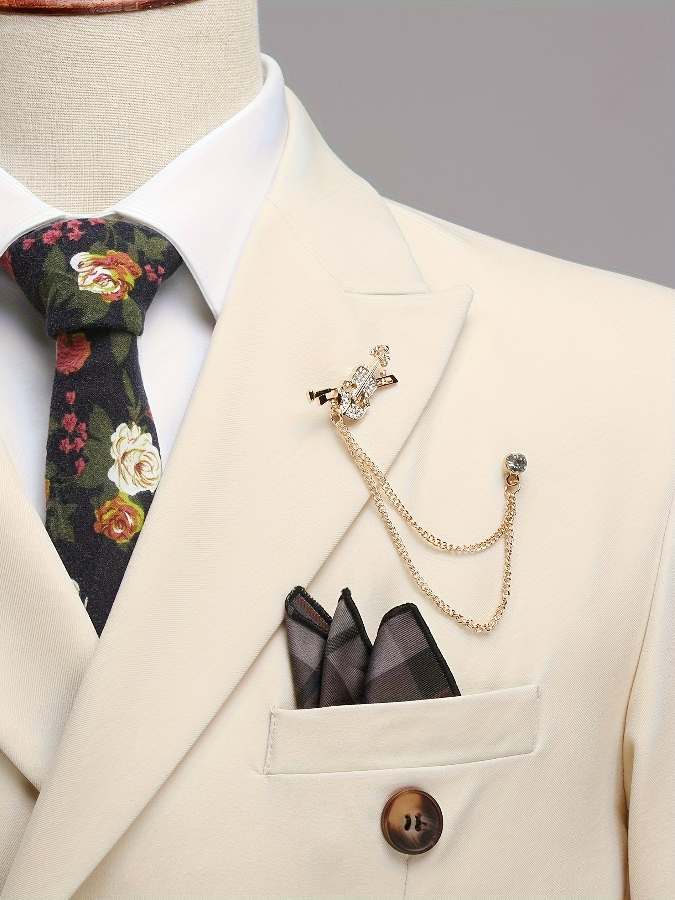 Latest Men's Solid Color Suit Two-Piece Suit Peaked Lapel Double-Breasted Four Seasons Men's Business Suit Formal Business Casual Wedding Dress