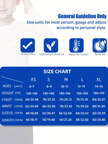 2pcs/Set Boys And Teenagers Round Neck Suit Quick Dry Fishing Running Swimming Polyester Clothes Two-Piece Basic Style Boys Clothes for Summer Outdoor Activities, for Outdoor