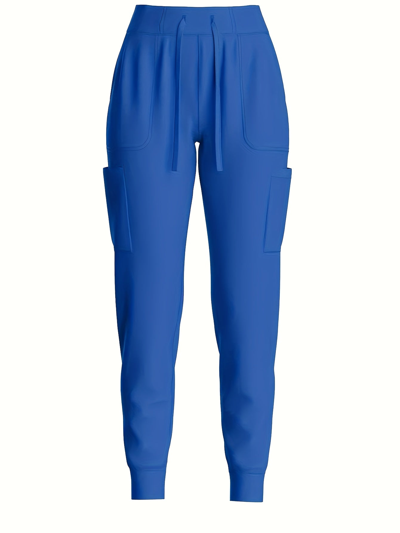Scrubs Set for Women Nurse Uniform Jogger Suit Stretch Top & Pants with Multi Pocket for Nurse Esthetician Workwear