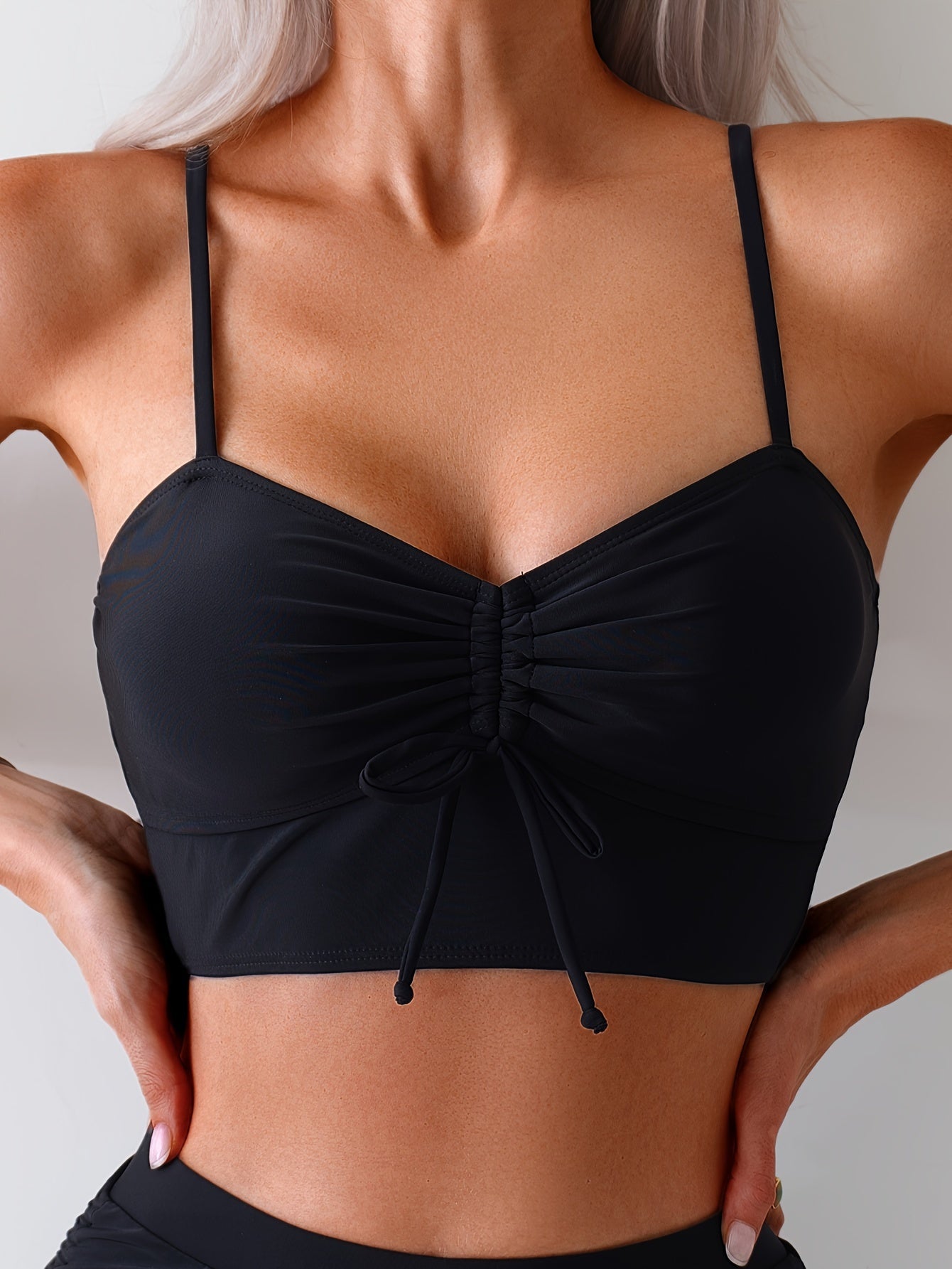 Ladies' Swimwear Ensemble, Made of 80% Polyamide And 20% Elastane, Featuring a Stretchy Design, No Sleeves, Material, Weighing 200G/M², with a Lining Weight of 100G, Suitable for Swimming
