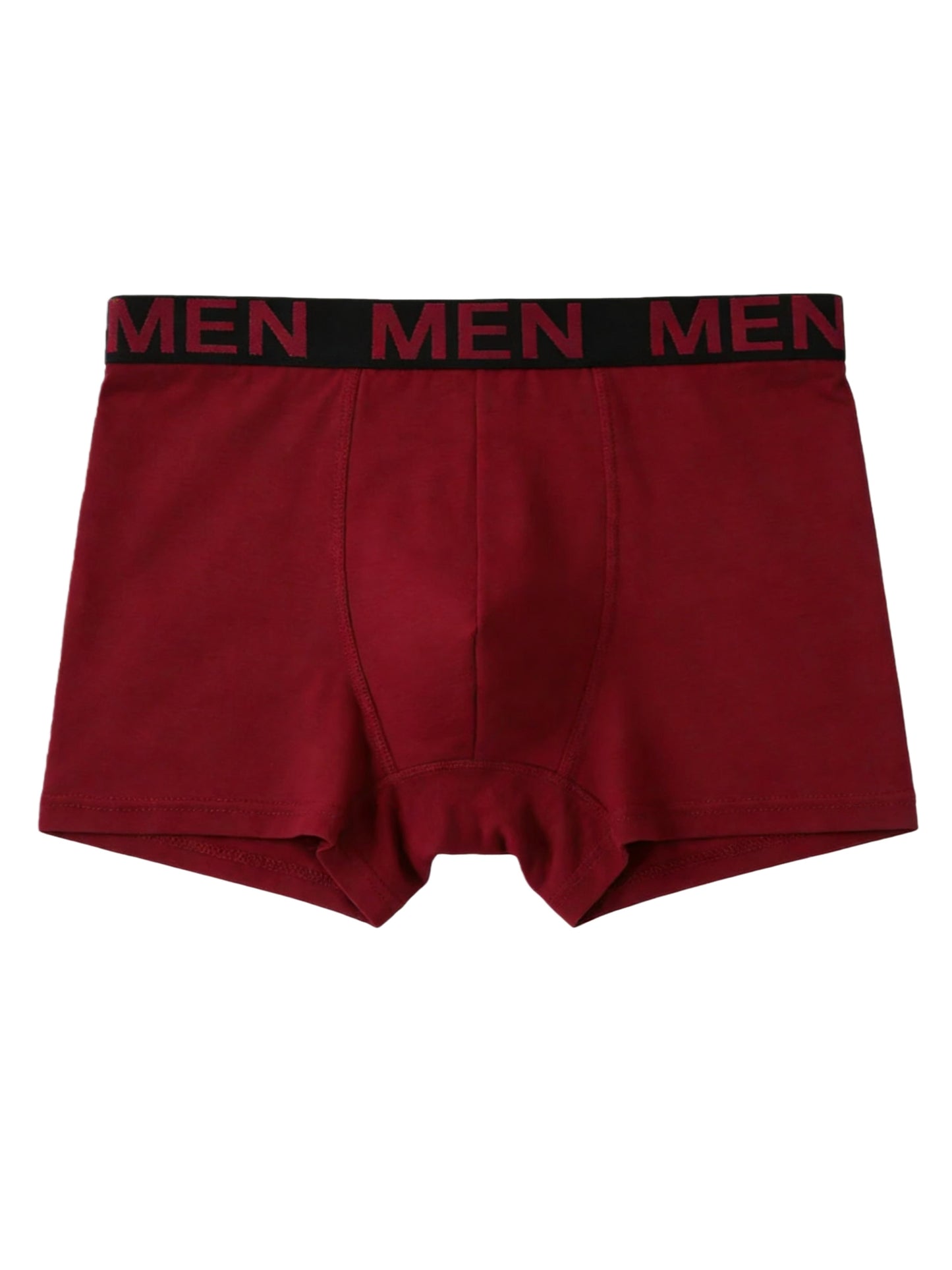 5 Pack Men'S Solid Color Boxer Briefs Comfortable Breathable Stretch Trunks For - product view 3