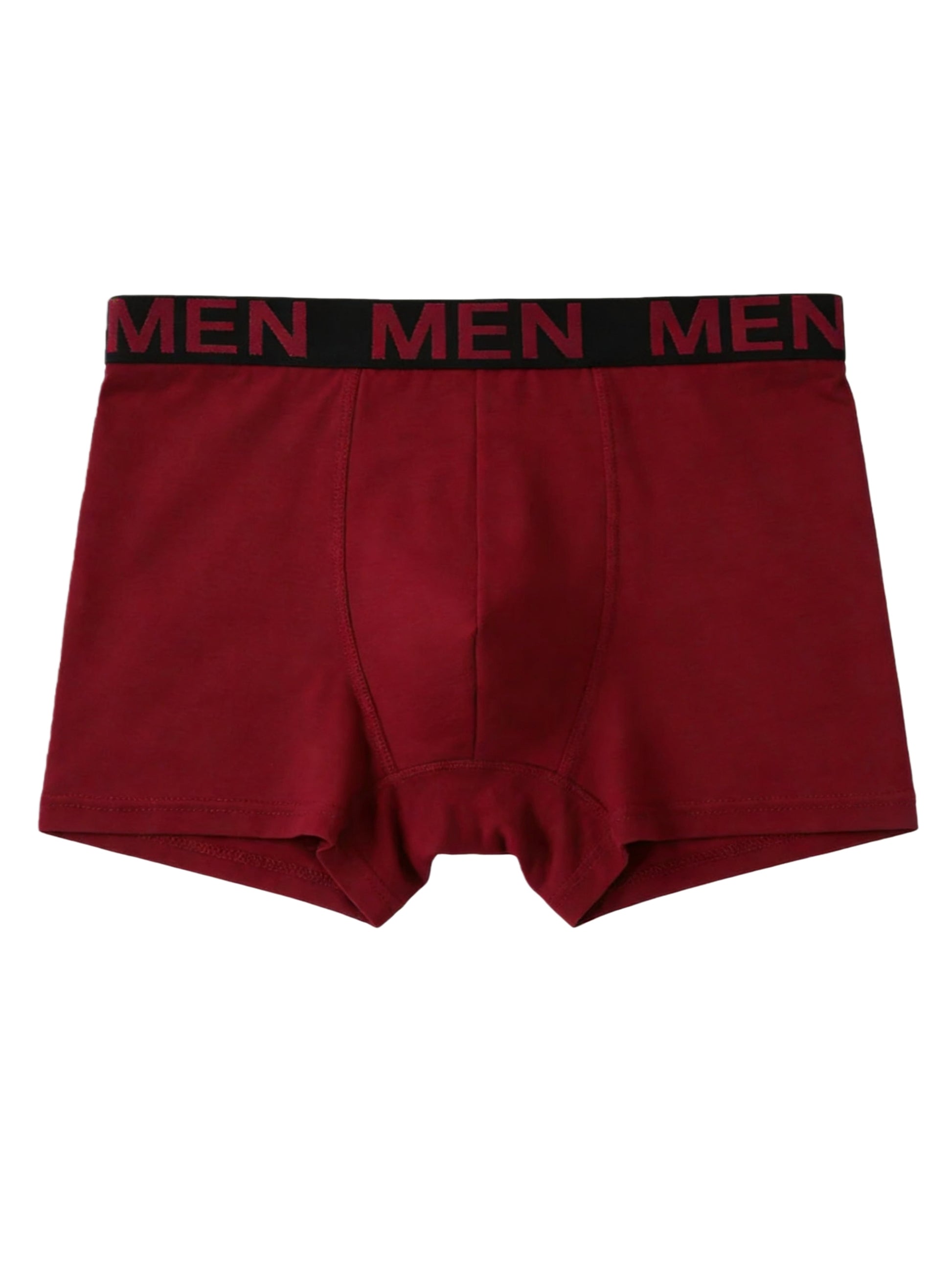 5 Pack Men'S Solid Color Boxer Briefs Comfortable Breathable Stretch Trunks For - product view 3