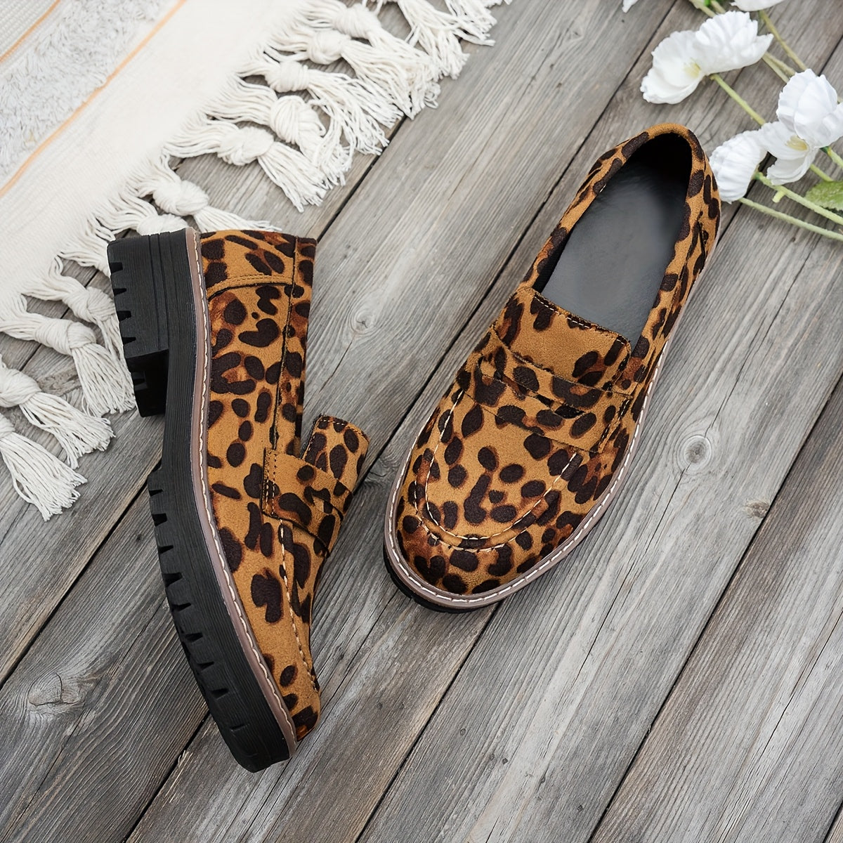 Comfortable Platform Penny Loafers for Women, Ideal for Work And Casual Wear., Women Shoes